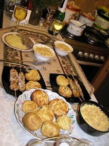 праздничный стол