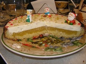 Торт с персиковым желе Торт с персиковым желе