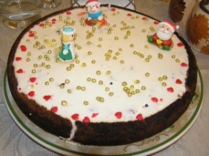 Торт с персиковым желе Торт с персиковым желе