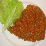 Чечевица с томатным соусом гарнир второе блюдо