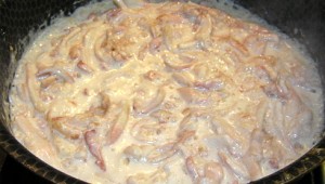 Кальмары в сметане Кальмары в сметане