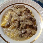 Печень по-строгановски