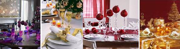 Цветовое оформление новогоднего стола Цветовое праздничного оформление новогоднего стола