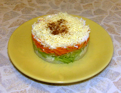 салат из зеленой редьки салат из зеленой редьки