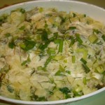 Салат из картофеля с зеленью