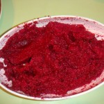 Свекольный салат с чесноком