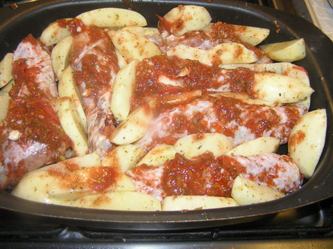 крылья индейки