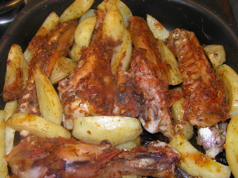 крылья индейки