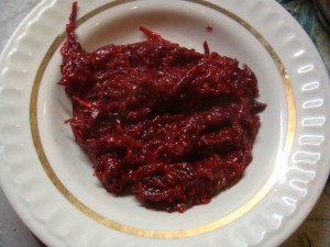 Тушёная свекла - рецепт для детей 1-3 лет