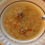 Детский суп с фрикадельками