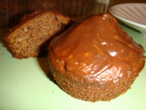 Кексики с орехами и шоколадом