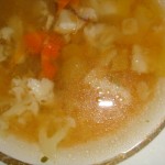 Куриный суп с овощами Куриный суп с овощами