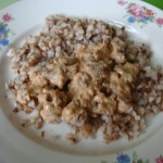Бефстроганов с гречкой Бефстроганов с гречкой