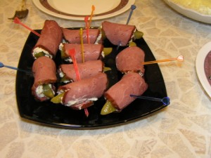 рулетики с огурцом