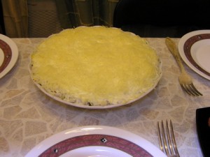 салат с кальмарами