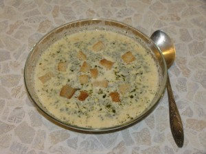 сырный суп-пюре