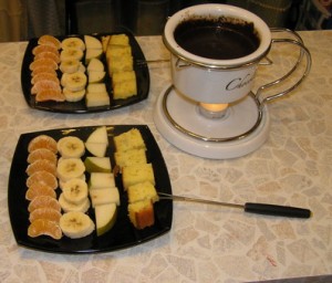 шоколадное фондю