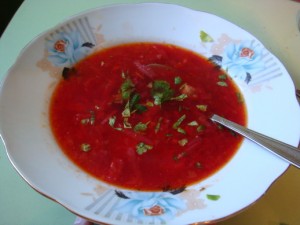 Борщ с лечо Борщ с лечо