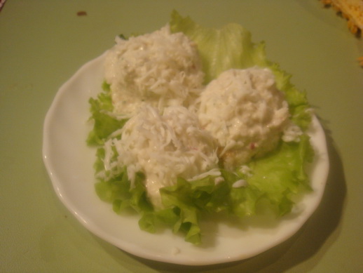 Салат из редиса с творогом Салат из редиса с творогом