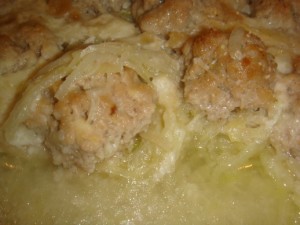 Сб. Тефтели, запечённые с капустой