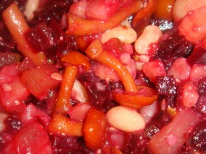 Винегрет с грибами