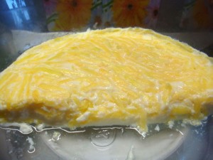 омлет с тыквой