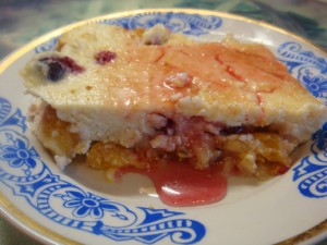 Фруктовая запеканка с творогом