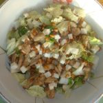 Салат с курицей, кедровыми орешками и сыром фета Салат на день рождения мужа-2