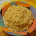 Пшённая каша с морковью