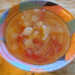 Картофельный суп в духовке