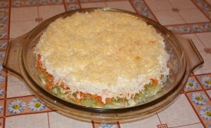 салат из зеленой редьки