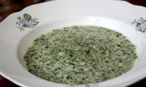 Суп из шпината Суп из шпината