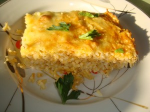 Крупенник с рисом и кари