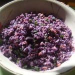 Салат из краснокочанной капусты со сливками