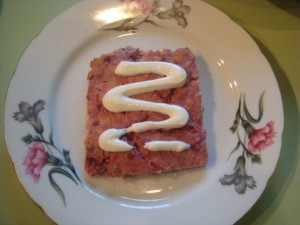 Творог, запечённый с ягодами