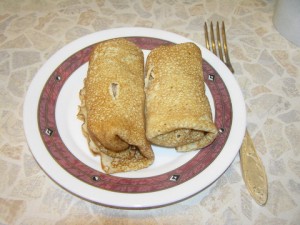 блинчатые пирожки с мясом