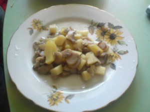 Постная Картошка с грибами без масла
