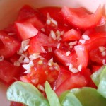 Помидоры с чесноком