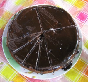 торт "Шоколад на кипятке"
