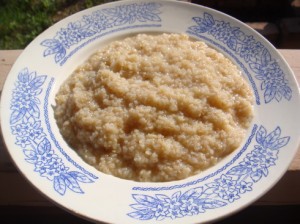 Пшеничная кутья (каша с мёдом)