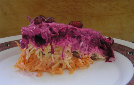 Салат "Гранатовый браслет" Салат "Гранатовый браслет"