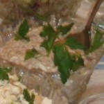 Салат из рыбной консервы