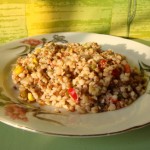 Греча с овощами