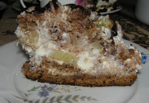 Торт со сметанным кремом Торт со сметанным кремом