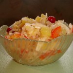 Витаминный салат с редисом и сладким перцем