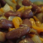 Фасоль с морковью